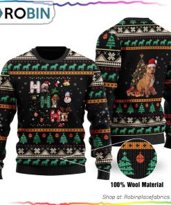 Pitbull Ugly Christmas Sweater