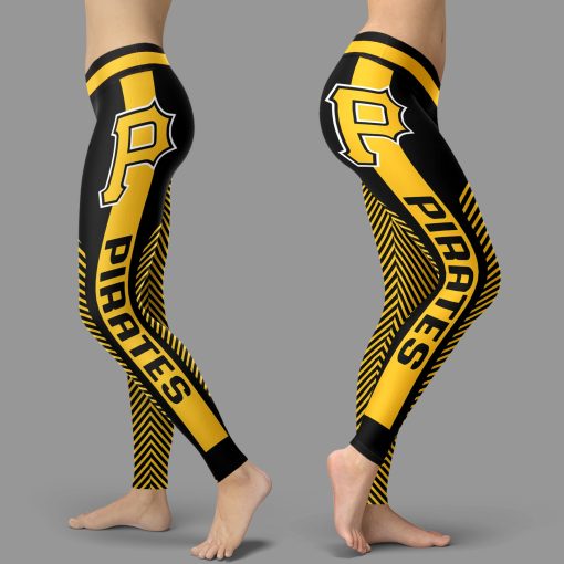 Pittsburgh Pirates Team High Waist Leggings for Women