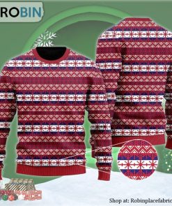 Pixel Christmas Pattern Ugly Christmas Sweater