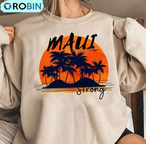 Pray For Maui Shirt, Wildfire Relief Unisex T Shirt Tee Tops