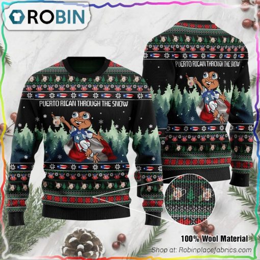 Puerto Rican Ugly Christmas Sweater