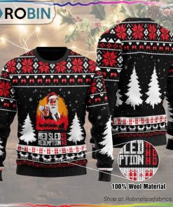 Red Sled Redemption Ugly Christmas Sweater