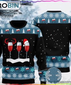 Red Wine Ugly Christmas Sweater