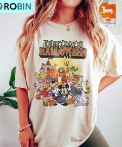 Retro Everyday Is Halloween Shirt, Disney Characters Tee, Hoodie, Sweatshirt