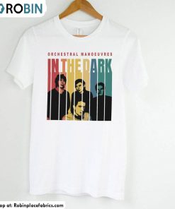 Retro Orchestral Manoeuvres In The Dark Shirt, Omd Music Tee Tops Short Sleeve