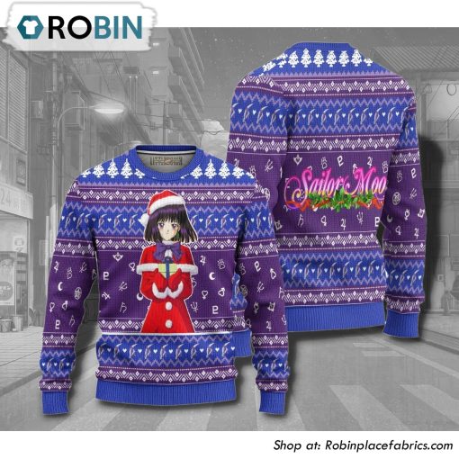 Sailor Saturn Sailor Moon Anime 3D Printed Ugly Christmas Sweater