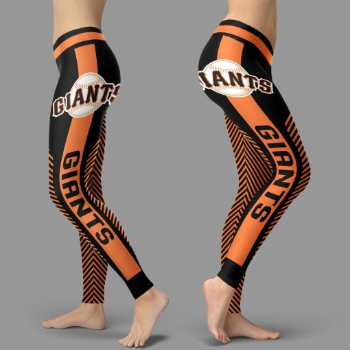 San Francisco Giants Team High Waist Leggings for Women