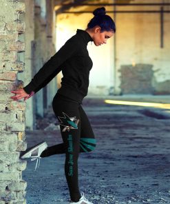 San Jose Sharks Women 3D Printed Leggings Sports San Jose Sharks Women 3D Printed Leggings Sports