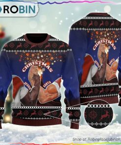Santa And Jesus Christmas Ugly Sweater