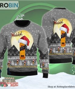 Santa Claus Sleigh Johnnie Walker Ugly Christmas Sweater