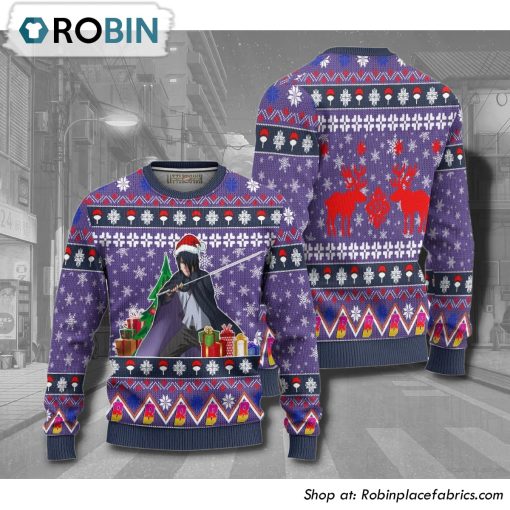 Sasuke Boruto Naruto Anime Christmas Ugly Sweater