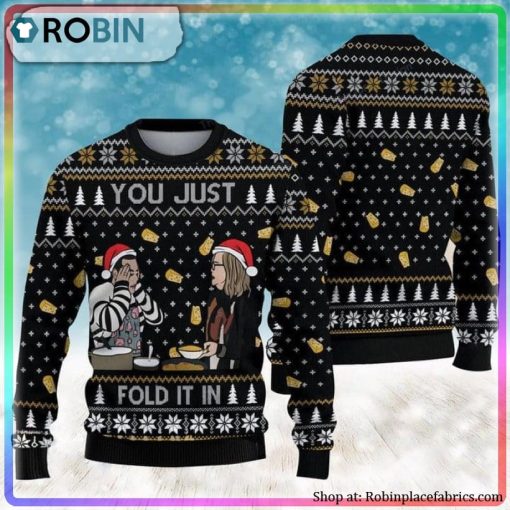 Schitts Creek You Just Fold It In Ugly Ugly Christmas Sweater