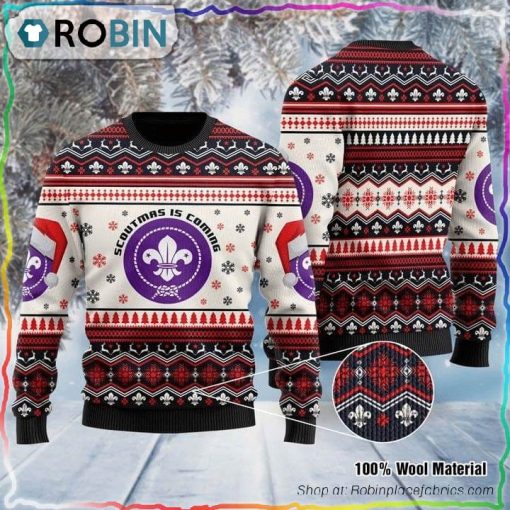 Scoutmas Is Coming Ugly Christmas Sweater