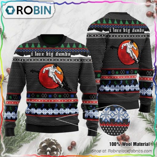 Skiing With Sayings Ugly Christmas Sweater