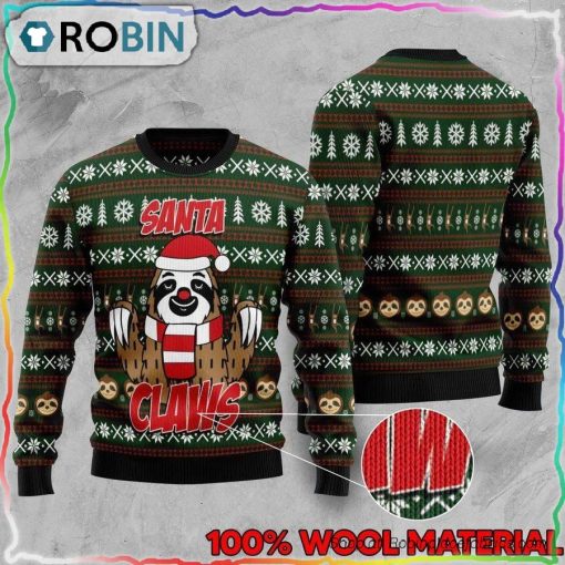 Sloth Ugly Christmas Sweater