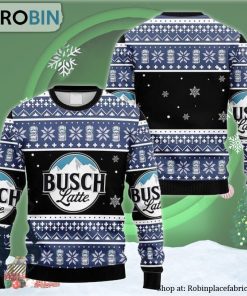 Snowflakes Busch Latte Ugly Christmas Sweater