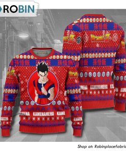 Son Gohan Dragon Ball Z Anime 3D Printed Ugly Christmas Sweater