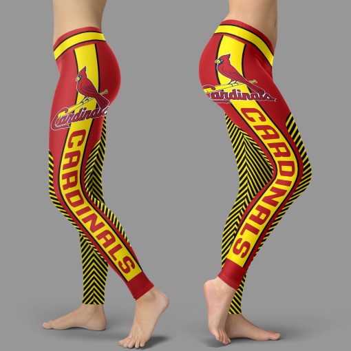 St. Louis Cardinals Team High Waist Leggings for Women