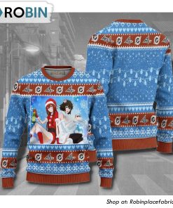Steins Gate Kurisu X Mayuri Anime Christmas Ugly Sweater