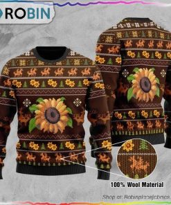 Sunflower Wool Ugly Christmas Sweater