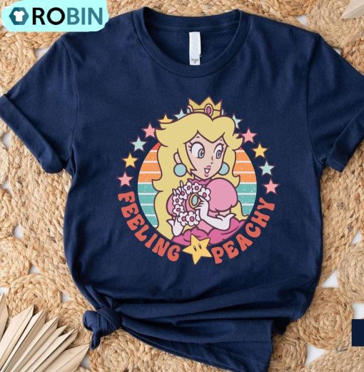 Sunset Princess Feeling Peach Shirt, Princess Peach Tank Top Tee Tops