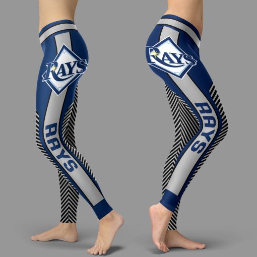 Tampa Bay Rays Team High Waist Leggings for Women