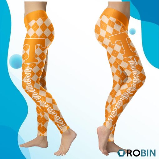 Tennessee Volunteers Caro Seamless Pattern Womens Sports, Running Leggings