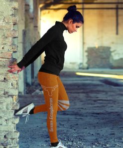 Texas Longhorns Women 3D Printed Leggings Sports Texas Longhorns Women 3D Printed Leggings Sports