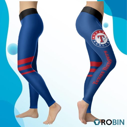 Texas Rangers Women 3D Printed Leggings Sports