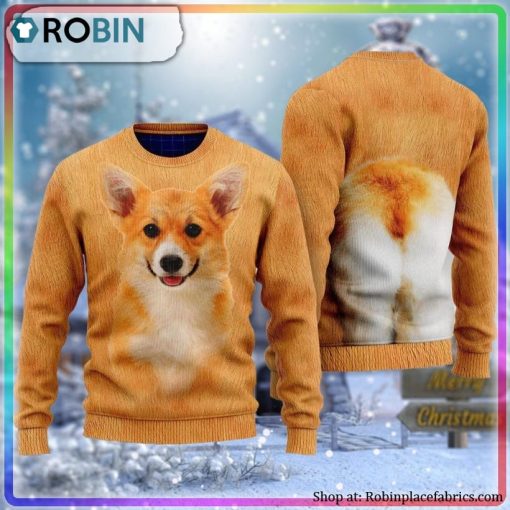 The Lovely Corgi Dog Ugly Christmas Sweater
