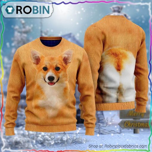 The Lovely Corgi Dog Ugly Sweater