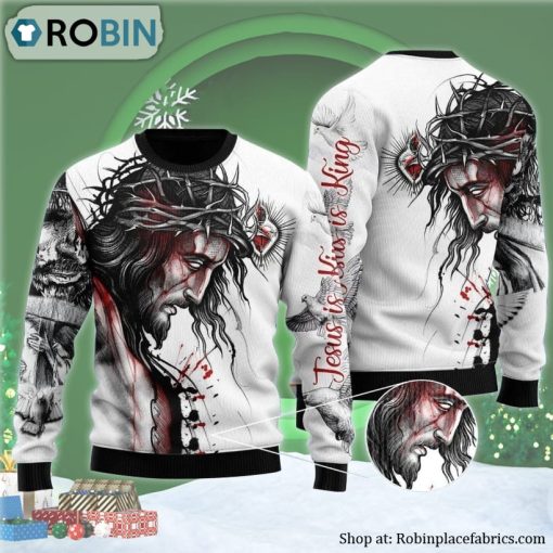 The Most Precious Blood Of Jesus Ugly Christmas Sweater