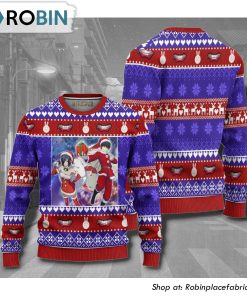 Tokyo Ghoul Kaneki X Touka Anime Christmas Ugly Sweater