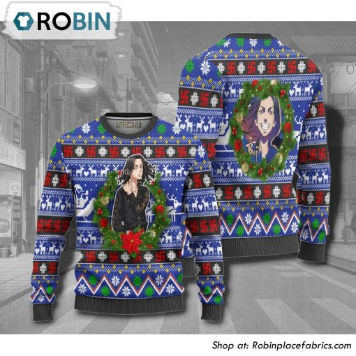 Tokyo Revengers Keisuke Anime 3D Printed Ugly Christmas Sweater