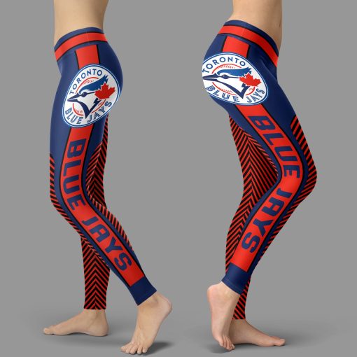 Toronto Blue Jays Team High Waist Leggings for Women