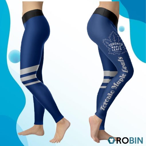 Toronto Maple Leafs Women 3D Printed Leggings Sports