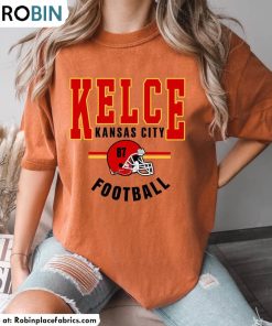 Travis Kelce Kansas City Shirt, Kansas City Football Tee Tops Short Sleeve