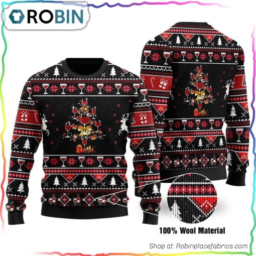 Tree Of Cups Ugly Christmas Sweater
