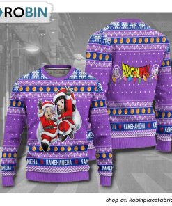 Trunks X Mai Dragon Ball Anime 3D Printed Ugly Christmas Sweater Trunks X Mai Dragon Ball Anime 3D Printed Ugly Christmas Sweater