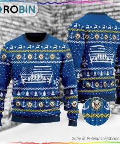 U.S Navy Ugly Christmas Sweater