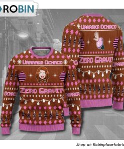 Uraraka Ochako My Hero Academia Anime 3D Printed Ugly Christmas Sweater
