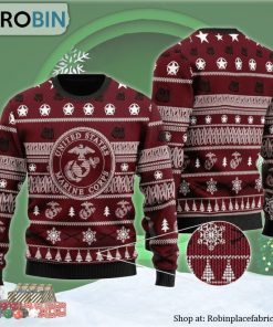 U.S Marine Corps Ugly Christmas Sweater