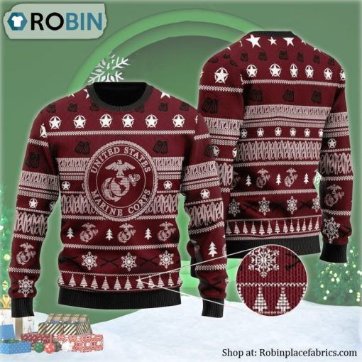 U.S Marine Corps Ugly Christmas Sweater