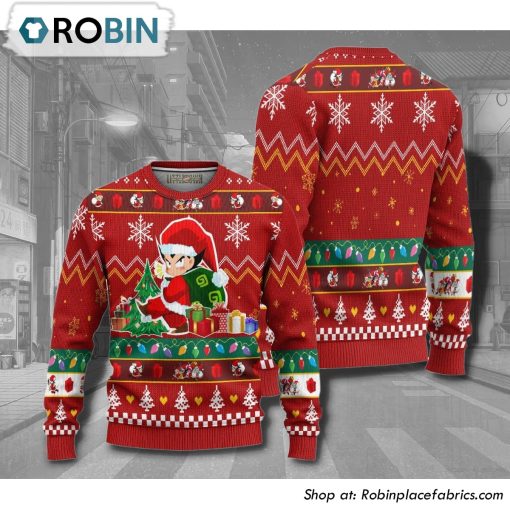 Vegeta Dragon Ball Anime 3D Printed Ugly Christmas Sweater