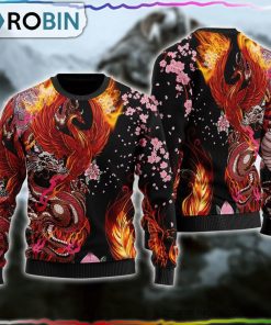 Viking Phoenix Ugly Christmas Sweater