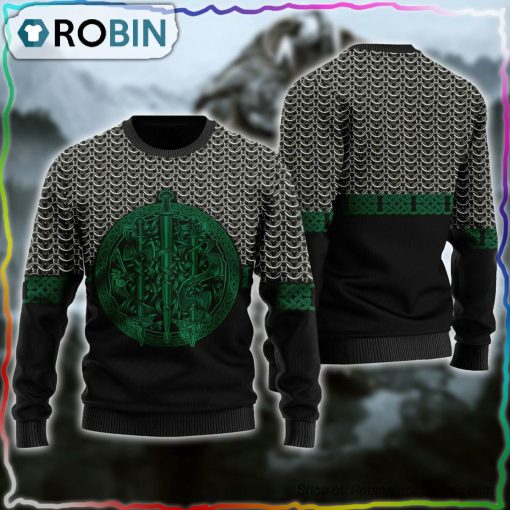Viking Sword Christmas Sweater