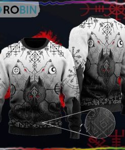 Viking Wolf Ugly Christmas Sweater