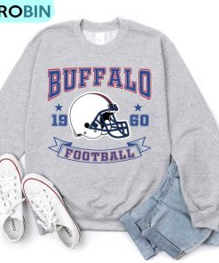 Vintage Buffalo Football Shirt, Bill Football Tee Tops Crewneck