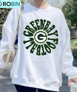 Vintage Green Bay Football Shirt, Comfort Hoodie Long Sleeve
