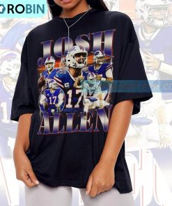 Vintage Josh Allen Shirt, Football Retro Tee Tops Unisex Hoodie Vintage Josh Allen Shirt, Football Retro Tee Tops Unisex Hoodie